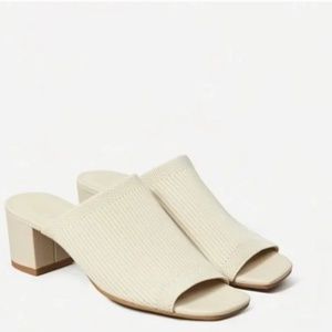 Everlane The Glove Mule ReKnit Bone Slip On Size 8